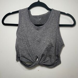 Urban Outfitters Twist Front Crop Top Tank M/L Athletic Sporty‎